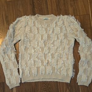 Kimchi Blue Textured Cream Sweater